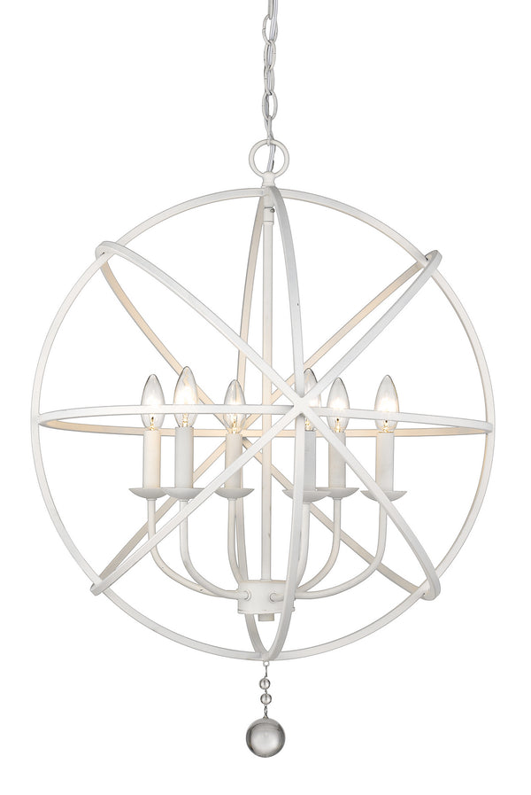 Z-Lite - 458-24MW - Six Light Chandelier - Tull - Matte White from Lighting & Bulbs Unlimited in Charlotte, NC