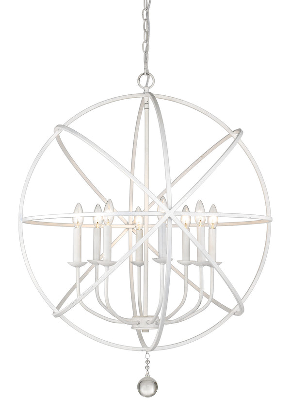 Z-Lite - 458-30MW - Eight Light Chandelier - Tull - Matte White from Lighting & Bulbs Unlimited in Charlotte, NC