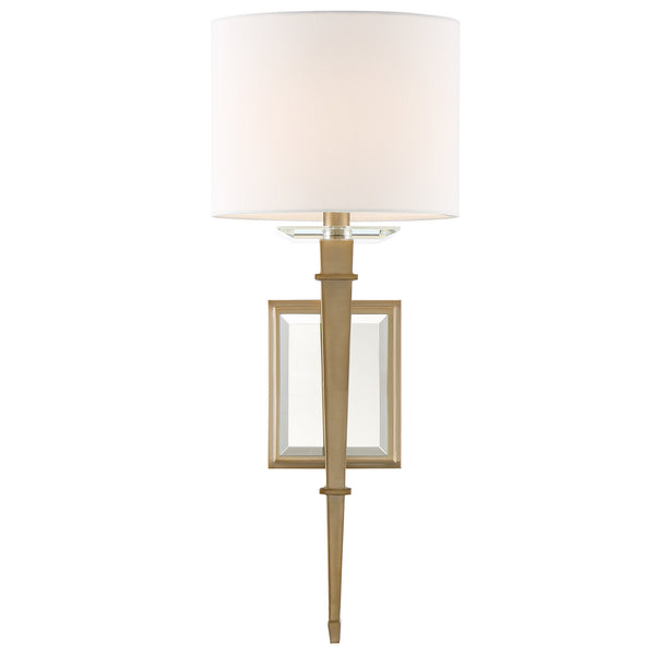Crystorama - CLI-231-AG - One Light Wall Mount - Clifton - Aged Brass from Lighting & Bulbs Unlimited in Charlotte, NC