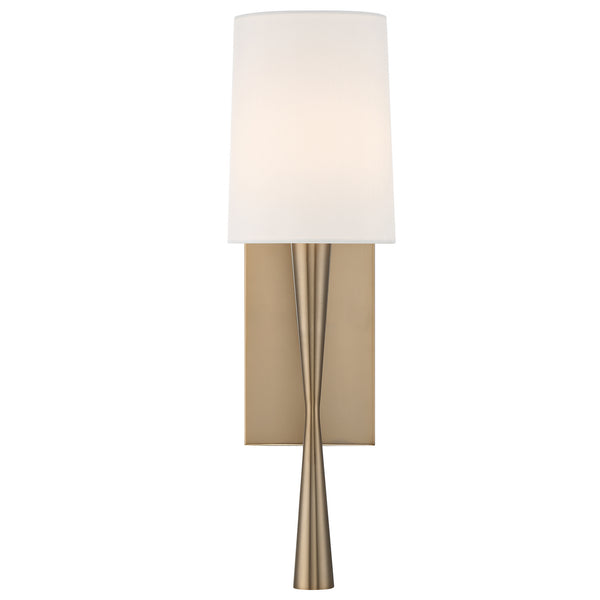 Crystorama - TRE-221-AG - One Light Wall Mount - Trenton - Aged Brass from Lighting & Bulbs Unlimited in Charlotte, NC