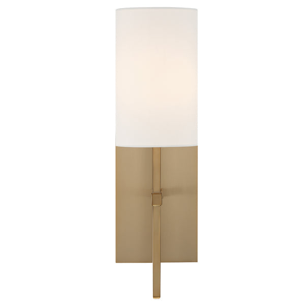 Crystorama - VER-241-AG - One Light Wall Mount - Veronica - Aged Brass from Lighting & Bulbs Unlimited in Charlotte, NC