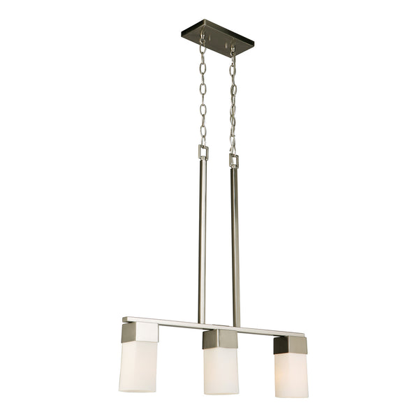 Eglo USA - 202868A - Three Light Pendant - Ciara Springs - Brushed Nickel from Lighting & Bulbs Unlimited in Charlotte, NC
