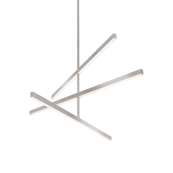 Kuzco Lighting - CH10345-BN - LED Chandelier - Vega - Brushed Nickel from Lighting & Bulbs Unlimited in Charlotte, NC