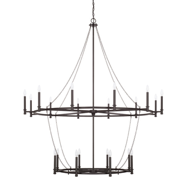 Capital Lighting - 528702BI - 20 Light Chandelier - Lancaster - Black Iron from Lighting & Bulbs Unlimited in Charlotte, NC