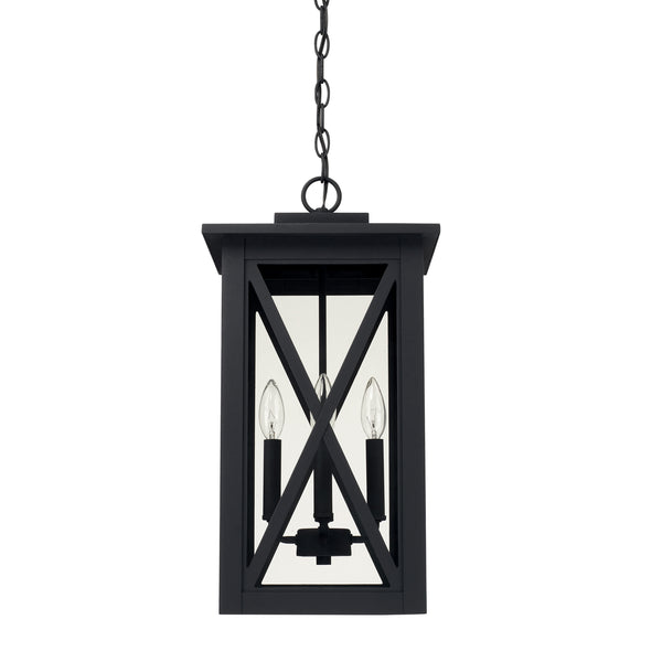 Capital Lighting - 926642BK - Four Light Outdoor Hanging Lantern - Avondale - Black from Lighting & Bulbs Unlimited in Charlotte, NC