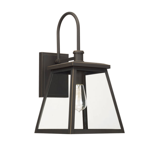 Capital Lighting - 926812OZ - One Light Outdoor Wall Lantern - Belmore - Oiled Bronze from Lighting & Bulbs Unlimited in Charlotte, NC