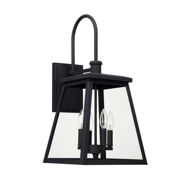 Capital Lighting - 926841BK - Four Light Outdoor Wall Lantern - Belmore - Black from Lighting & Bulbs Unlimited in Charlotte, NC
