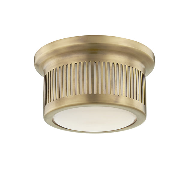Hudson Valley - 1440-AGB - LED Flush Mount - Bangor - Aged Brass from Lighting & Bulbs Unlimited in Charlotte, NC