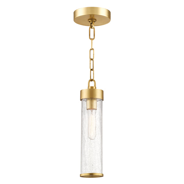 Hudson Valley - 1700-AGB - One Light Pendant - Soriano - Aged Brass from Lighting & Bulbs Unlimited in Charlotte, NC