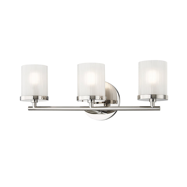 Mitzi - H239303-PN - Three Light Bath Bracket - Ryan - Polished Nickel from Lighting & Bulbs Unlimited in Charlotte, NC