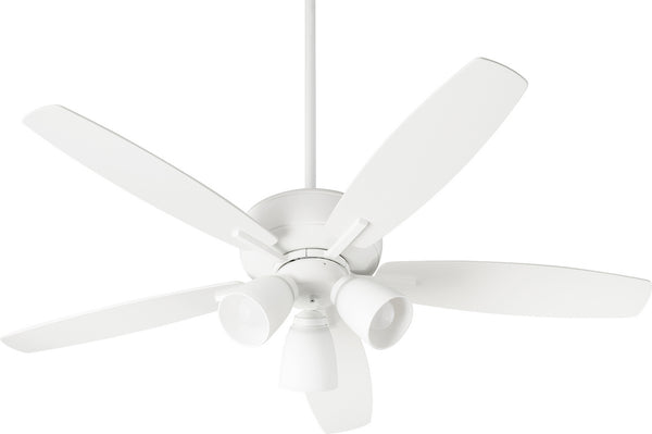 Quorum - 70525-308 - 52" Ceiling Fan - Breeze - Studio White from Lighting & Bulbs Unlimited in Charlotte, NC