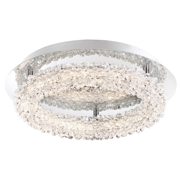 Eurofase - 34159-019 - LED Flush Mount - Sassi - Chrome from Lighting & Bulbs Unlimited in Charlotte, NC