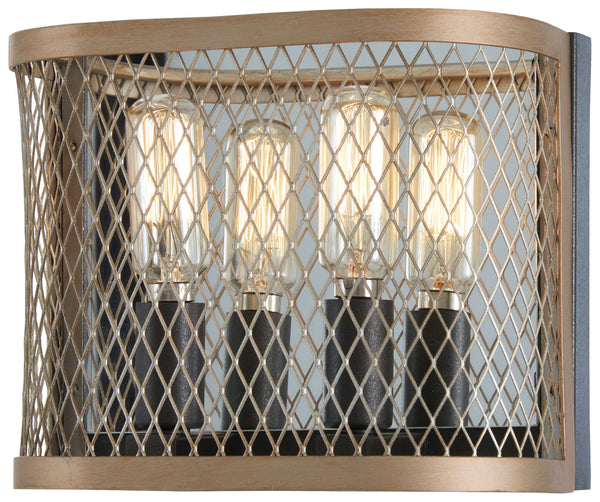 Minka-Lavery - 4682-107 - Two Light Bath - Marsden Commons - Smoked Iron W/Aged Gold from Lighting & Bulbs Unlimited in Charlotte, NC