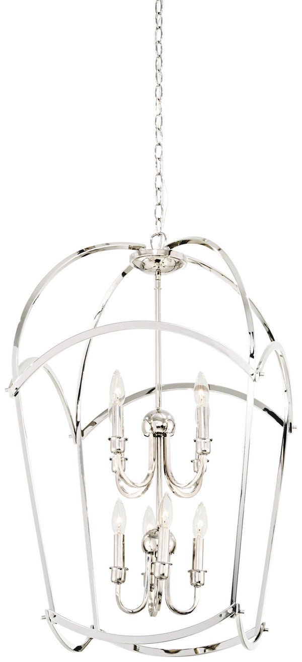 Minka-Lavery - 4778-613 - Eight Light Pendant - Jupiter'S Canopy - Polished Nickel from Lighting & Bulbs Unlimited in Charlotte, NC