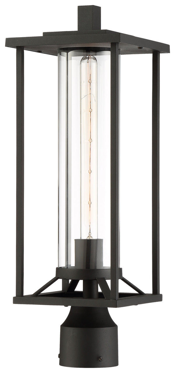 Minka-Lavery - 72476-66 - One Light Post Mount - Trescott - Coal from Lighting & Bulbs Unlimited in Charlotte, NC