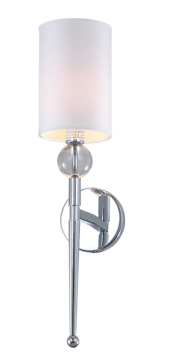 Matteo Lighting - W45401CH - One Light Wall Sconce - Fascio Series - Chrome from Lighting & Bulbs Unlimited in Charlotte, NC