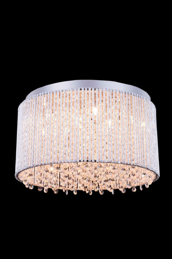 Elegant Lighting - V2092F16C/RC - Ten Light Flush Mount - Influx - Chrome from Lighting & Bulbs Unlimited in Charlotte, NC