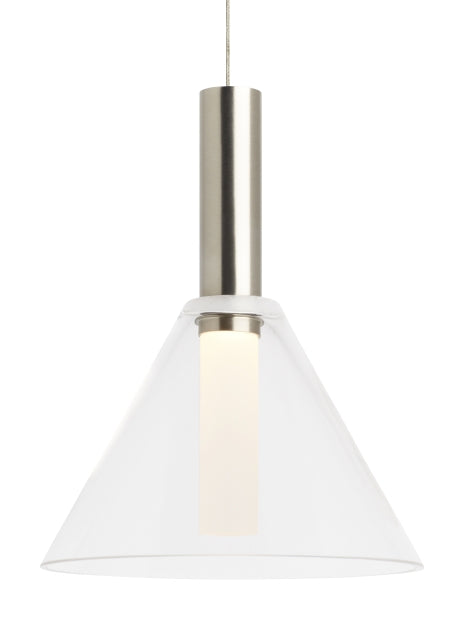 Visual Comfort Modern - 700MOMEZCS-LED930 - LED Pendant - Mezz - Satin Nickel from Lighting & Bulbs Unlimited in Charlotte, NC