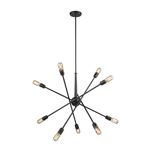 ELK Home - 46228/10 - Ten Light Chandelier - Delphine - Oil Rubbed Bronze from Lighting & Bulbs Unlimited in Charlotte, NC