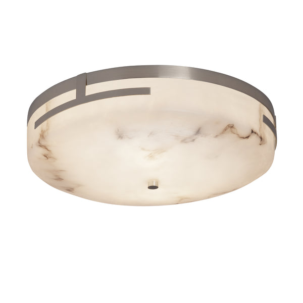 Justice Designs - FAL-8998-CROM - LED Flush-Mount - LumenAria - Polished Chrome from Lighting & Bulbs Unlimited in Charlotte, NC