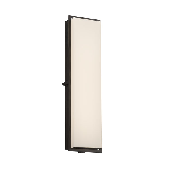 Justice Designs - FSN-7565W-OPAL-MBLK - LED Wall Sconce - Fusion - Matte Black from Lighting & Bulbs Unlimited in Charlotte, NC