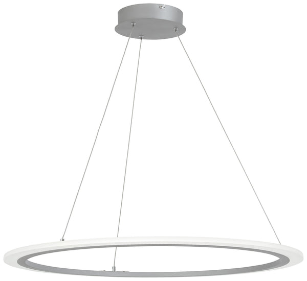 George Kovacs - P8141-609-L - LED Pendant - Discovery - Silver from Lighting & Bulbs Unlimited in Charlotte, NC