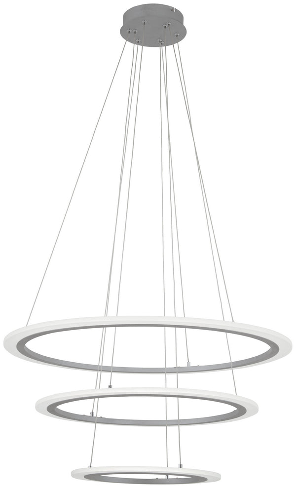 George Kovacs - P8143-609-L - LED Pendant - Discovery - Silver from Lighting & Bulbs Unlimited in Charlotte, NC