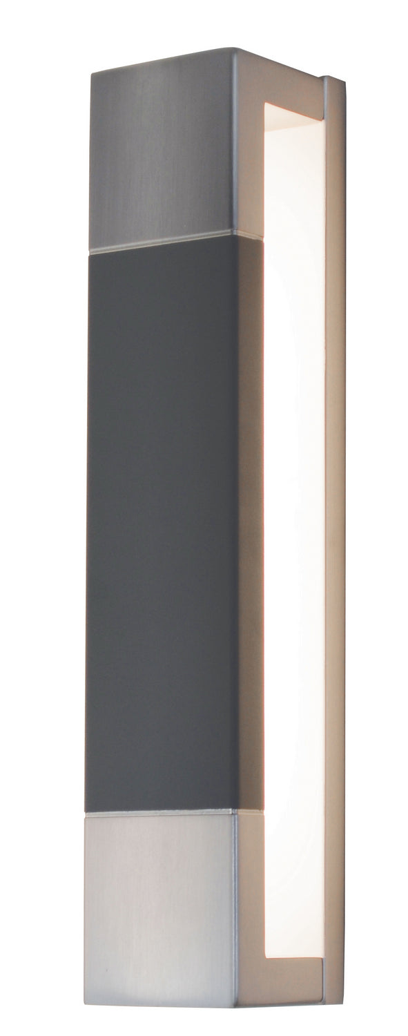 AFX Lighting - PTS3151200L30D1SNGY - LED Wall Sconce - Post - Satin Nickel & Dark Grey from Lighting & Bulbs Unlimited in Charlotte, NC