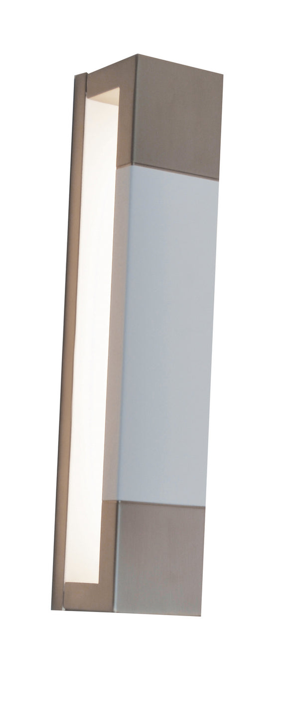 AFX Lighting - PTS3151200L30D1SNWH - LED Wall Sconce - Post - Satin Nickel & White from Lighting & Bulbs Unlimited in Charlotte, NC