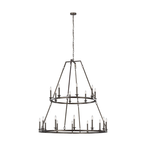 Visual Comfort Studio - F3217/20SMS - 20 Light Chandelier - Landen - Smith Steel from Lighting & Bulbs Unlimited in Charlotte, NC