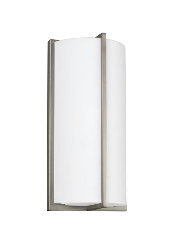 Generation Lighting - 4934093S-962 - LED Wall / Bath Sconce - Faron - Brushed Nickel from Lighting & Bulbs Unlimited in Charlotte, NC