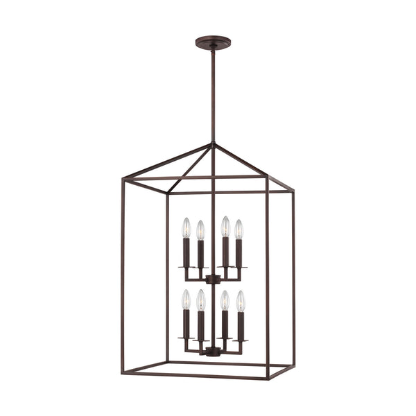 Generation Lighting - 5115008-710 - Eight Light Hall / Foyer - Perryton - Bronze from Lighting & Bulbs Unlimited in Charlotte, NC