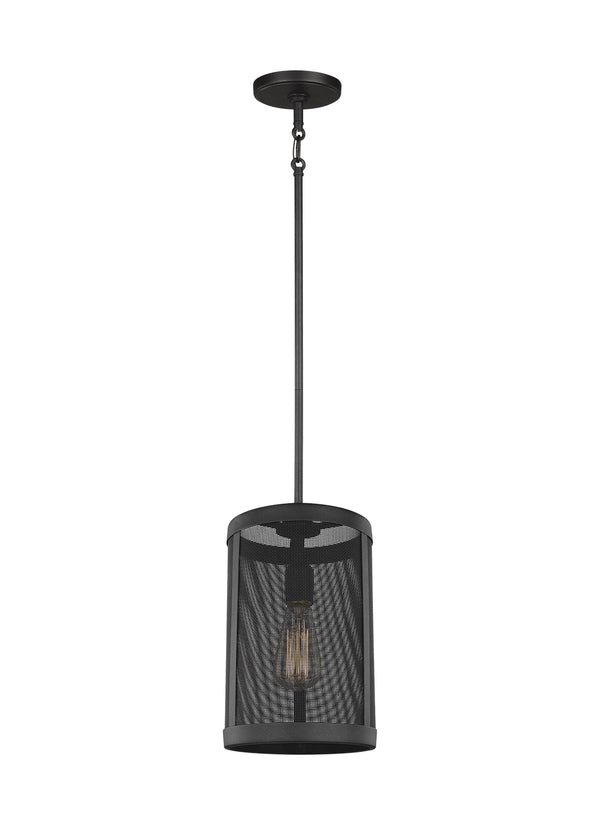 Visual Comfort Studio - 6128501-12 - One Light Mini-Pendant - Gereon - Black from Lighting & Bulbs Unlimited in Charlotte, NC