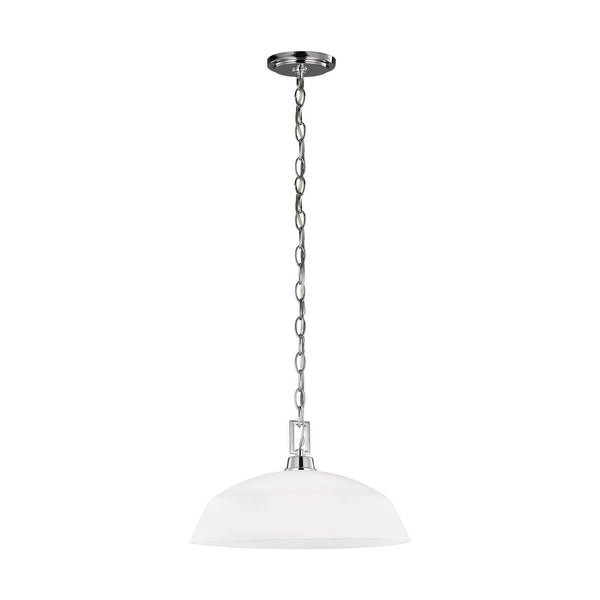 Generation Lighting - 6515201-05 - One Light Pendant - Kerrville - Chrome from Lighting & Bulbs Unlimited in Charlotte, NC