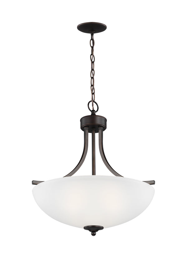 Generation Lighting - 6616503-710 - Three Light Pendant - Geary - Bronze from Lighting & Bulbs Unlimited in Charlotte, NC