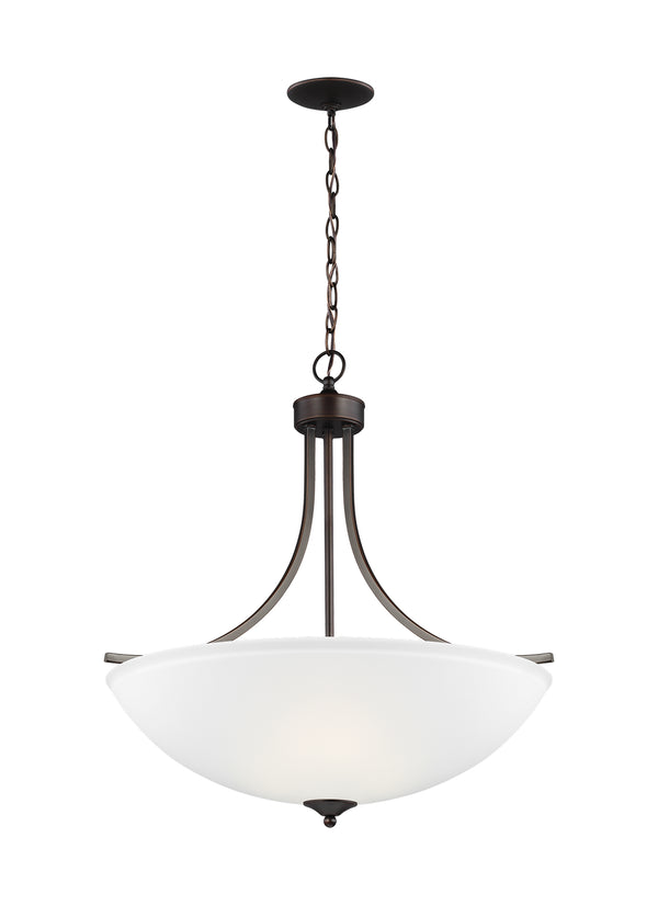 Generation Lighting - 6616504-710 - Four Light Pendant - Geary - Bronze from Lighting & Bulbs Unlimited in Charlotte, NC