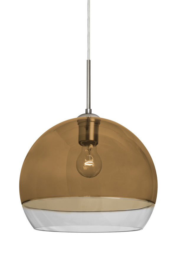 Besa - J-ALLY12AM-SN - One Light Pendant - Ally - Satin Nickel from Lighting & Bulbs Unlimited in Charlotte, NC