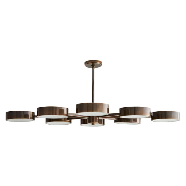 Arteriors - 89117 - Eight Light Chandelier - Linus - Heritage Brass from Lighting & Bulbs Unlimited in Charlotte, NC