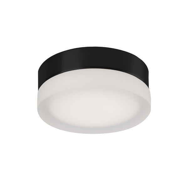 Kuzco Lighting - FM3506-BK - LED Flush Mount - Bedford - Black/Frosted from Lighting & Bulbs Unlimited in Charlotte, NC