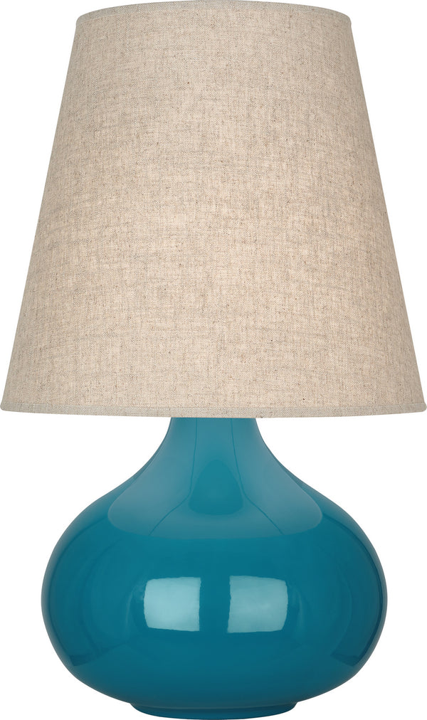 Robert Abbey - PC91 - One Light Accent Lamp - June - Peacock Glazed from Lighting & Bulbs Unlimited in Charlotte, NC