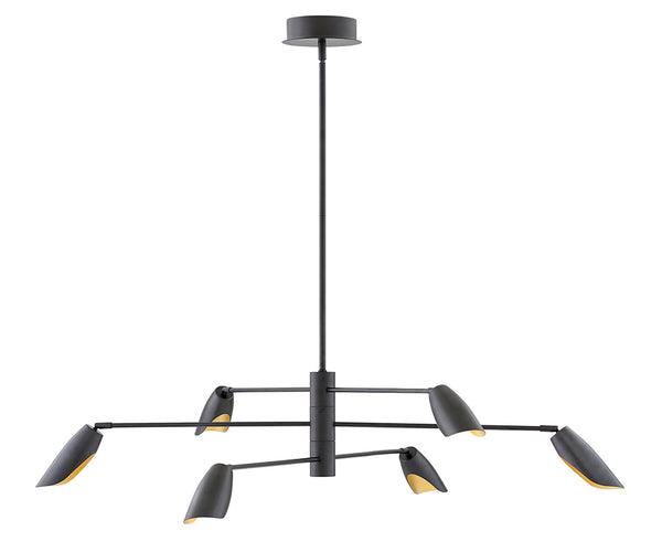 Fredrick Ramond - FR35806BLK - LED Chandelier - Bowery - Black from Lighting & Bulbs Unlimited in Charlotte, NC