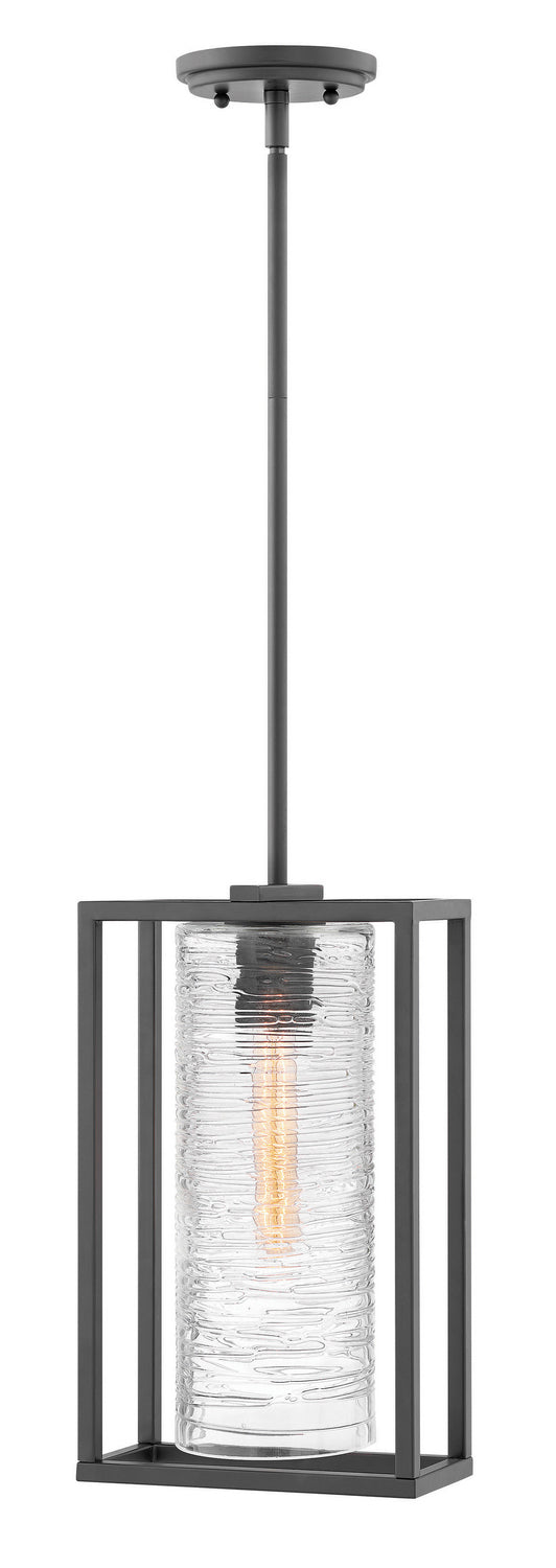Hinkley - 1252SK - LED Hanging Lantern - Pax - Satin Black from Lighting & Bulbs Unlimited in Charlotte, NC