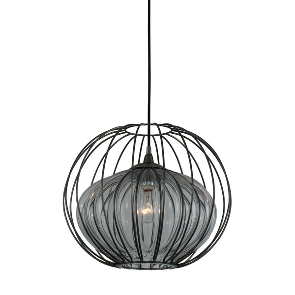 Kalco - 404851CM - One Light Pendant - Emilia - Chemical Stainless Steel from Lighting & Bulbs Unlimited in Charlotte, NC