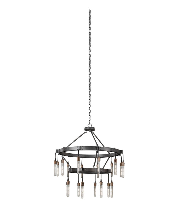 Kalco - 506272MGM - 20 Light Chandelier - Stuyvesant - Matte Gun Metal from Lighting & Bulbs Unlimited in Charlotte, NC