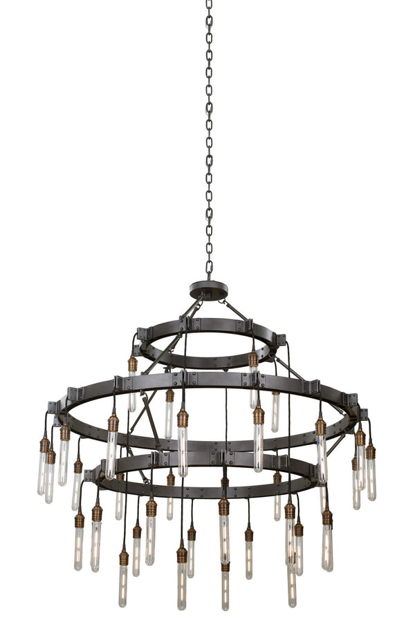 Kalco - 506274MGM - 36 Light Chandelier - Stuyvesant - Matte Gun Metal from Lighting & Bulbs Unlimited in Charlotte, NC