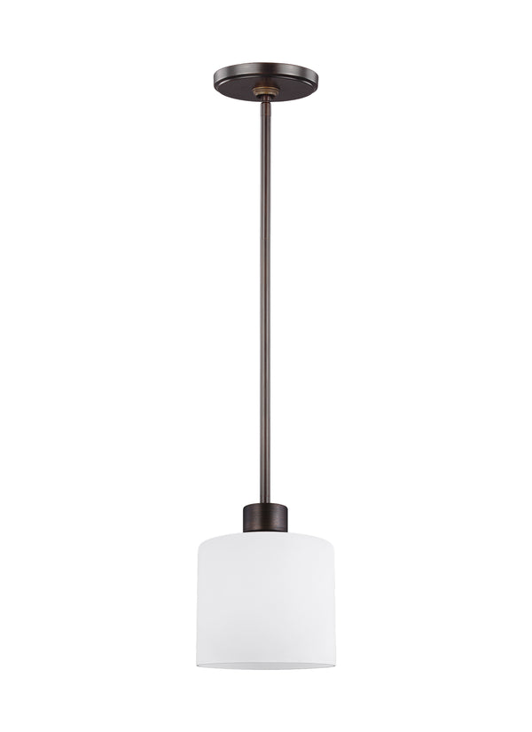 Generation Lighting - 6128801-710 - One Light Mini-Pendant - Canfield - Bronze from Lighting & Bulbs Unlimited in Charlotte, NC