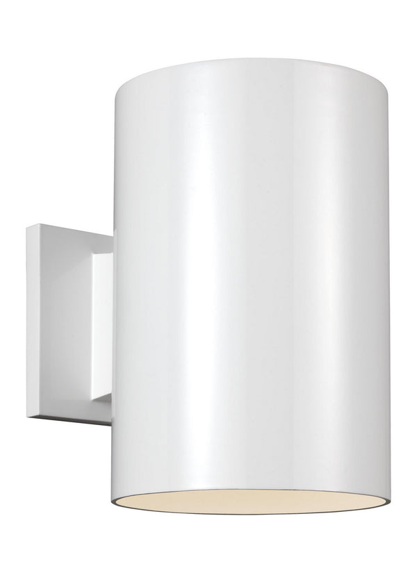 Visual Comfort Studio - 8313901-15 - One Light Outdoor Wall Lantern - Outdoor Cylinders - White from Lighting & Bulbs Unlimited in Charlotte, NC