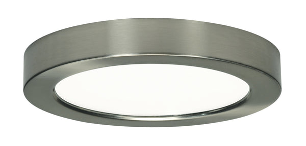 Satco - S29349 - LED Flush Mount - Brushed Nickel from Lighting & Bulbs Unlimited in Charlotte, NC