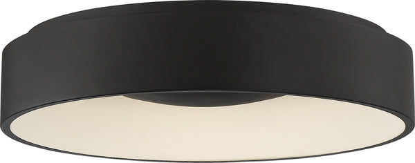 Nuvo Lighting - 62-1452 - LED Flush Mount - Orbit - Black from Lighting & Bulbs Unlimited in Charlotte, NC