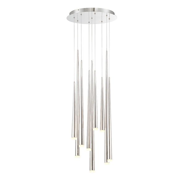 Modern Forms - PD-41809R-PN - LED Pendant - Cascade - Polished Nickel from Lighting & Bulbs Unlimited in Charlotte, NC